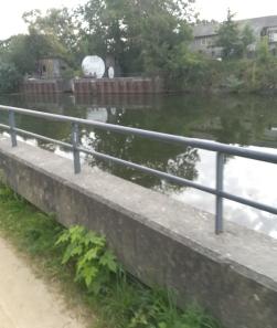 L’endiguement près du pont Villebois-Mareuil