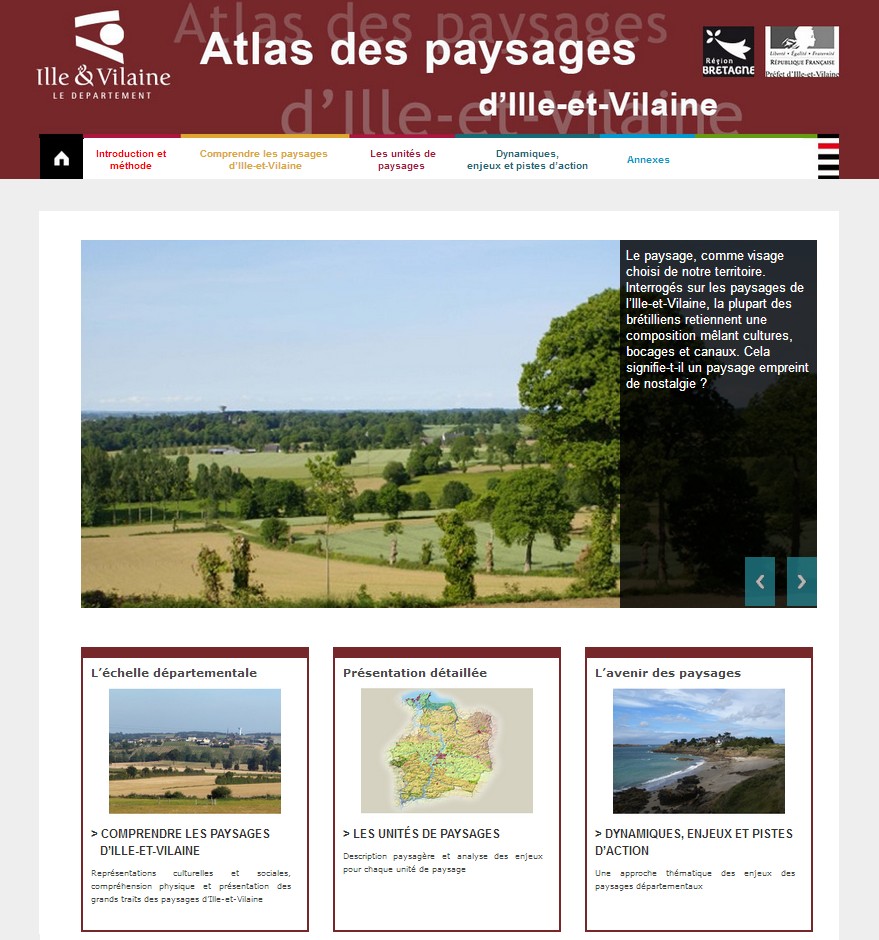 Aperçu Atlas des paysages d'Ille-et-Vilaine