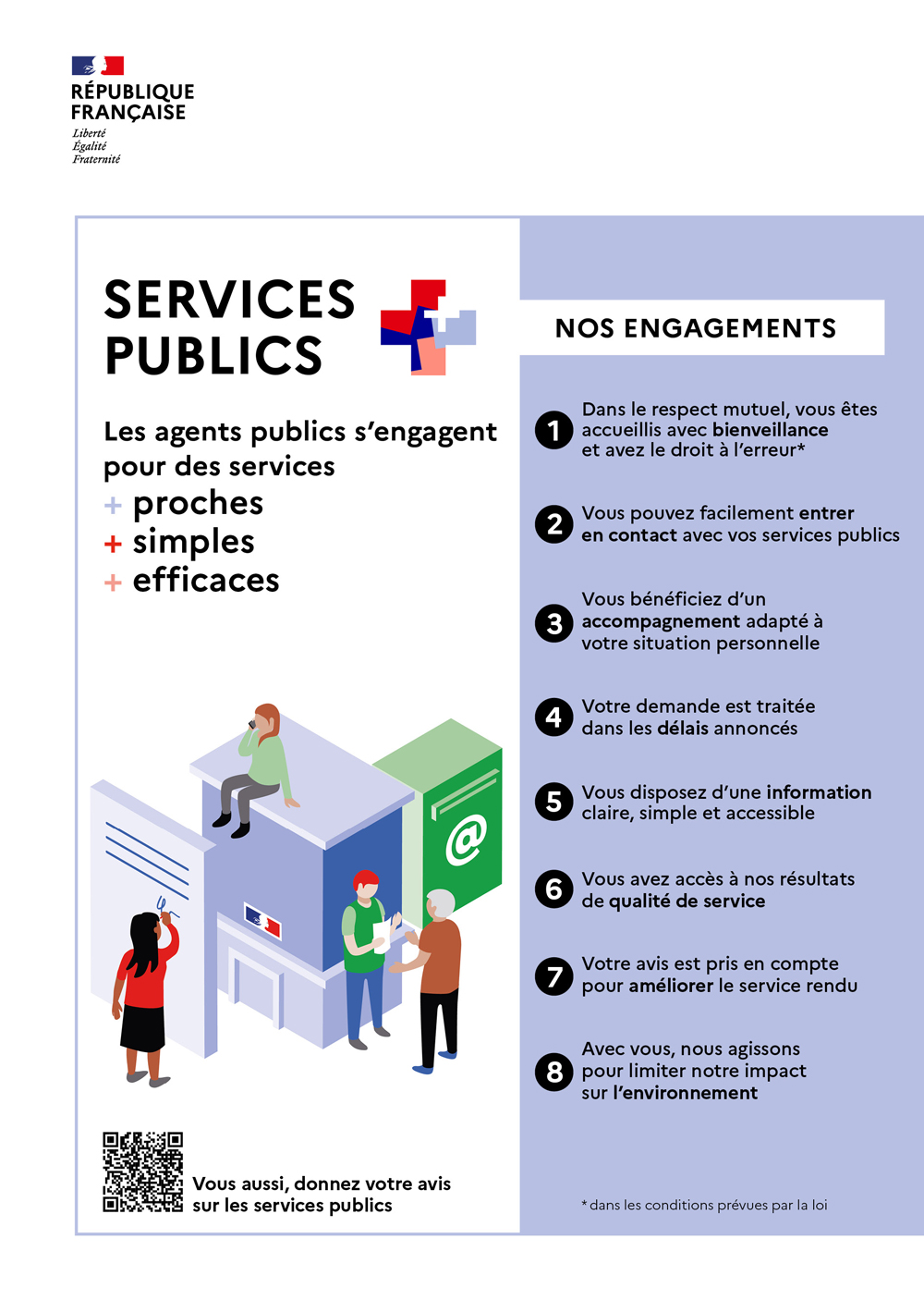 Services publics + : les agents s'engagent pour des services proches, simples, efficaces.