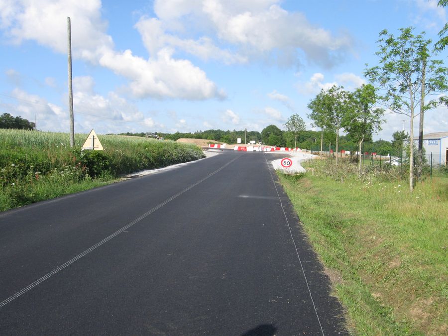 giratoire nord de Crevin