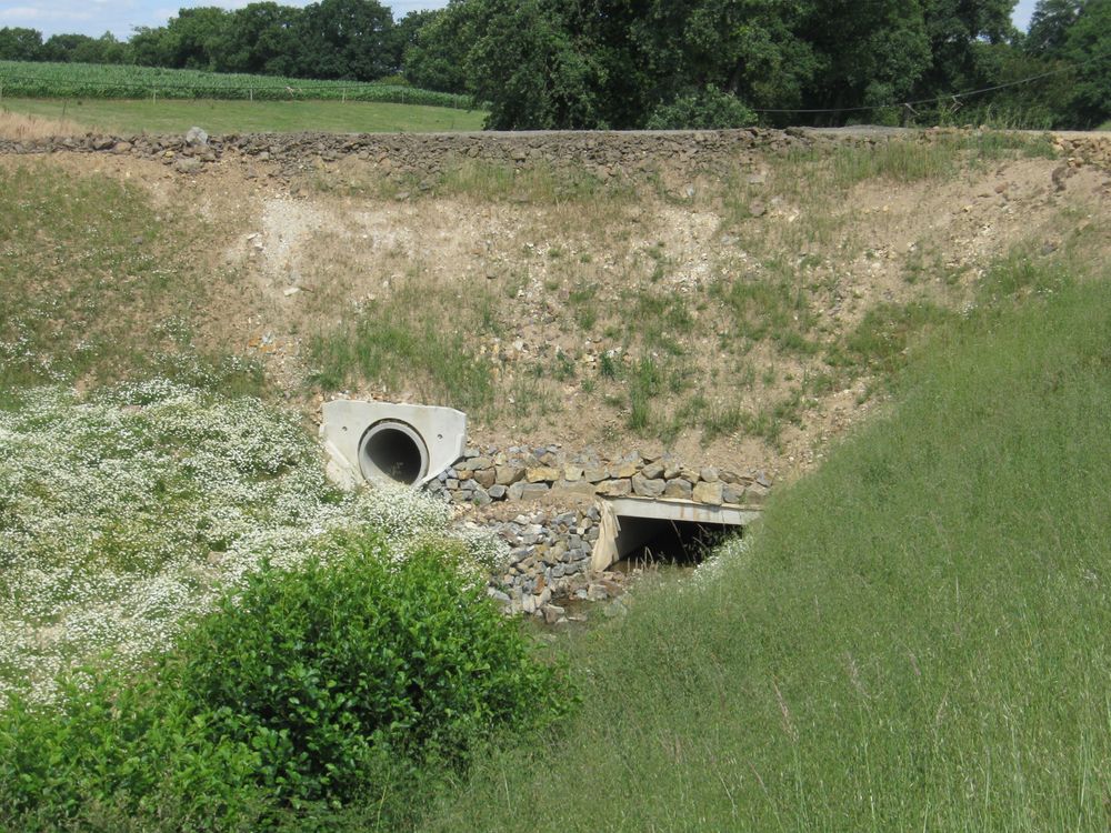 Acqueduc et passage petite faune