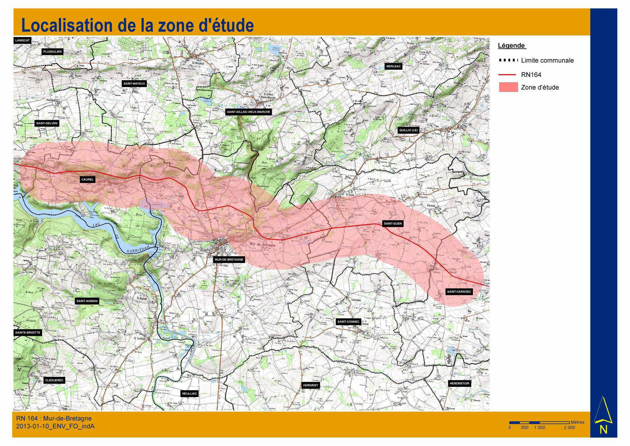 Localisation de la zone d'étude
