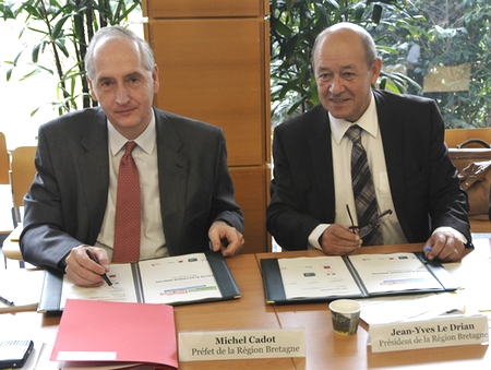 Michel Cadot, Préfet de la Région Bretagne et

Jean-Yves Le Drian, Président de la Région Bretagne