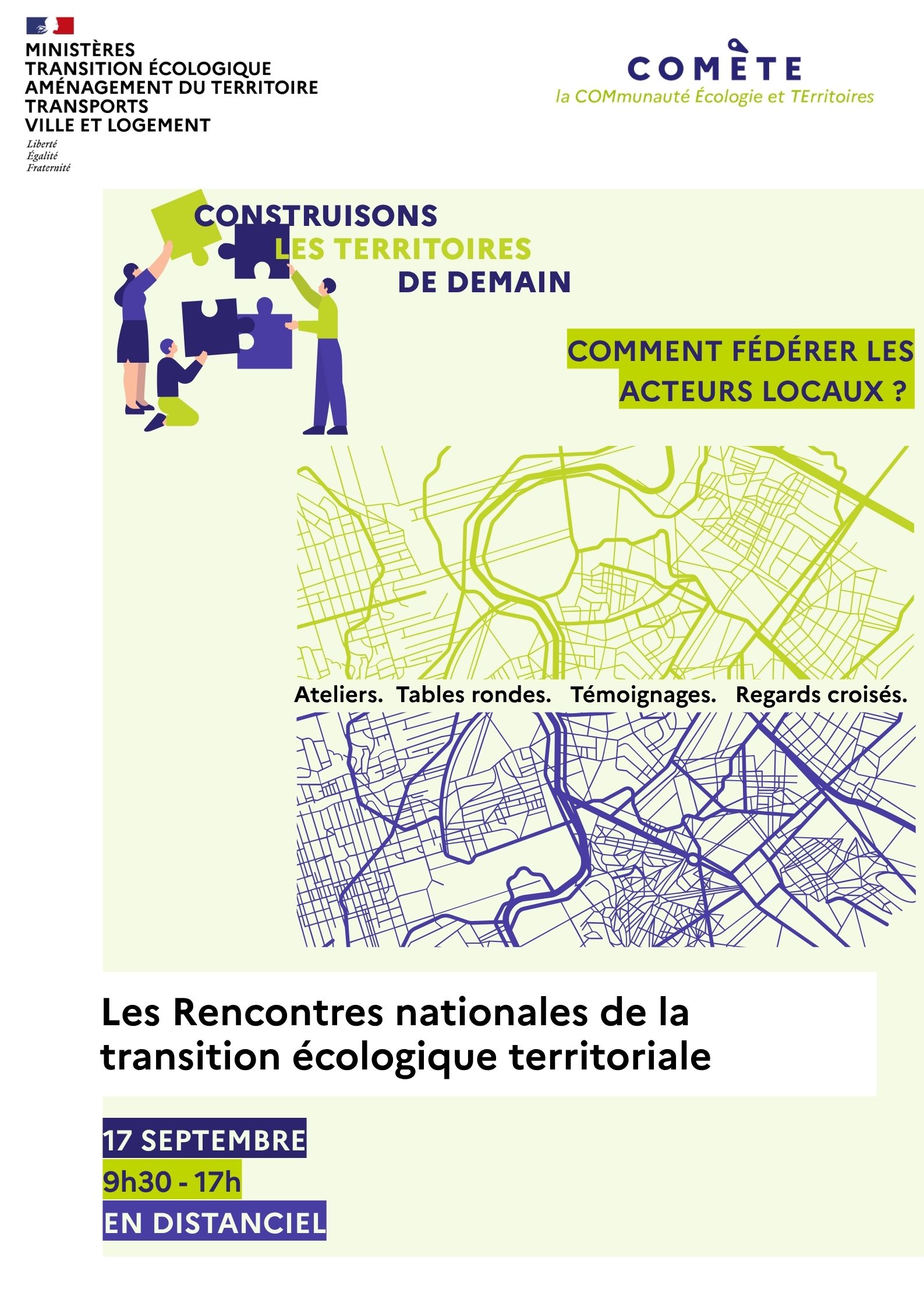 Affiche communauté écologie et territoires - voir la transcription ci-dessous