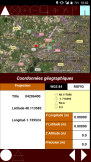 Interface de la feuille de terrain numérique
