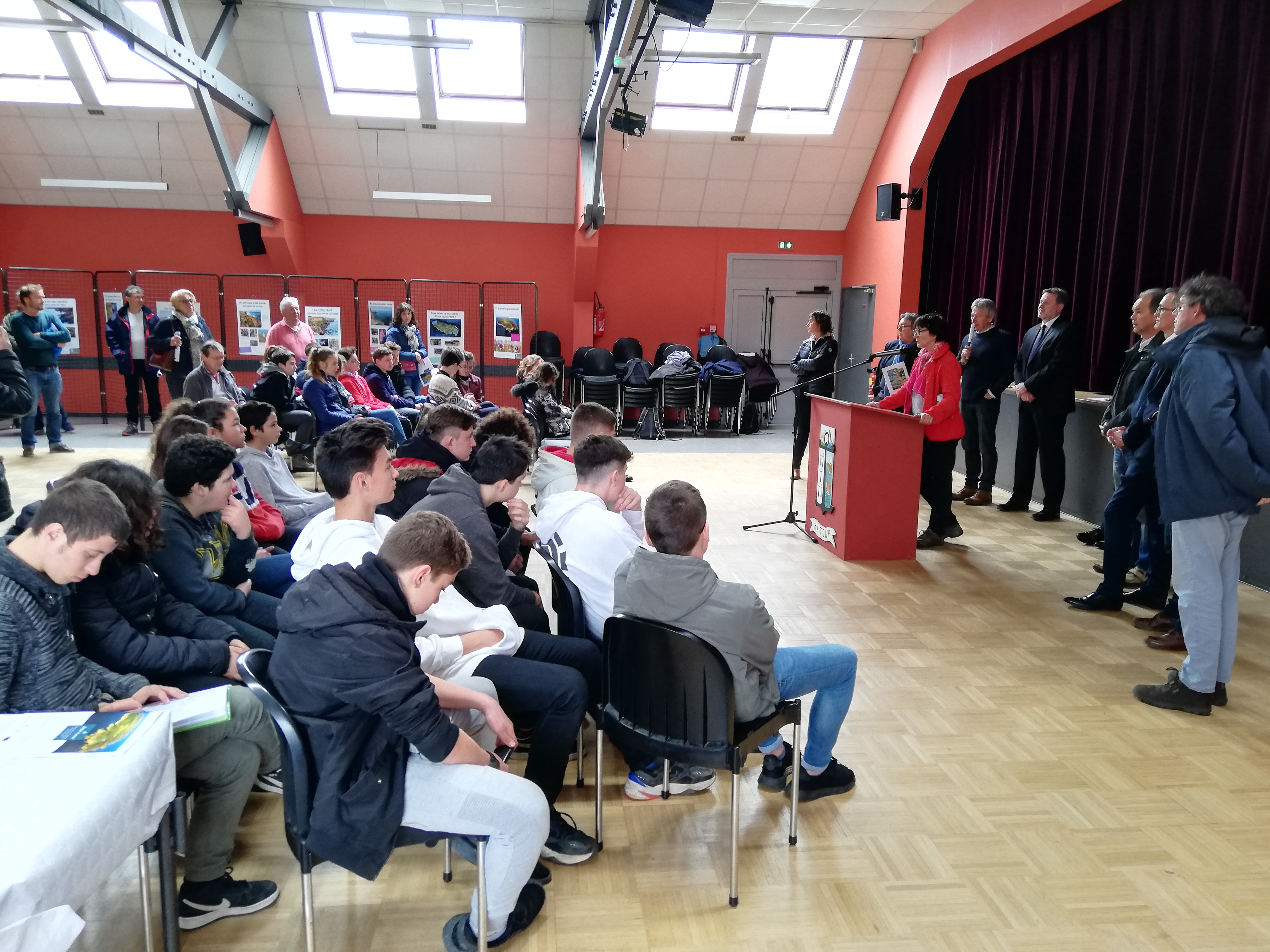 Inauguration de l'exposition sur les richesses du patrimoine naturel de l'île de Groix