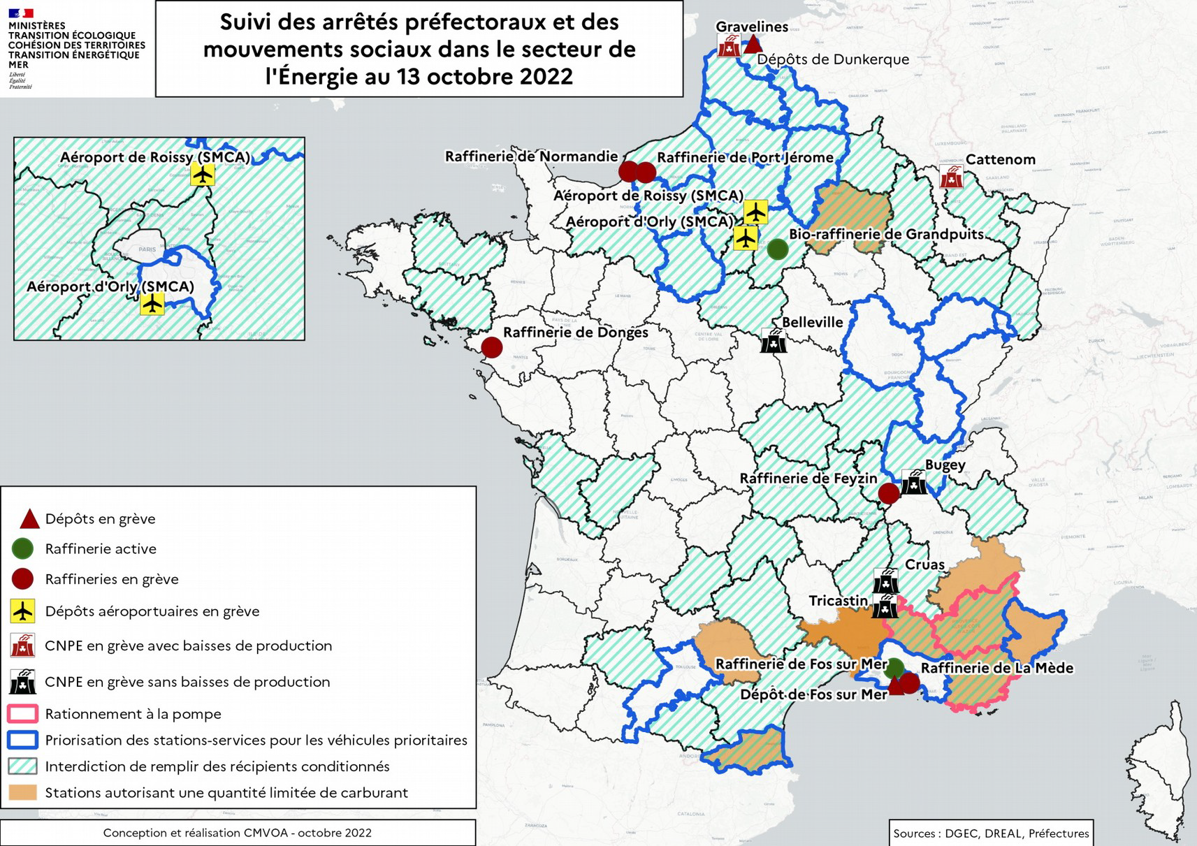 Suivi des mouvements sociaux dans le secteur de l'énergie